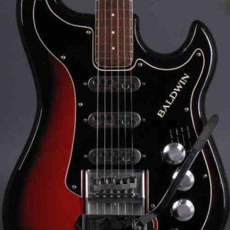 PG 701- 170: BALDWIN-BURNS 1967 SPLIT SOUND JAZZ GUITAR - BLK/PARCHMENT/BLK