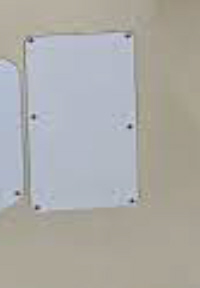 PG 25105- 64: CHARVEL  2017 SO CAL TREM BACKPLATE 1-PLY WHITE