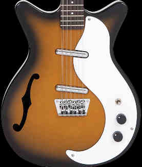 PG 81108 - 64: DANELECTRO LATE 1990s DC-12 - SINGLE PLY WHITE