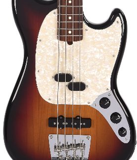 PG 1510 - 117: FENDER AMERICAN PERFORMER MUSTANG BASS, VINTAGE PEARL