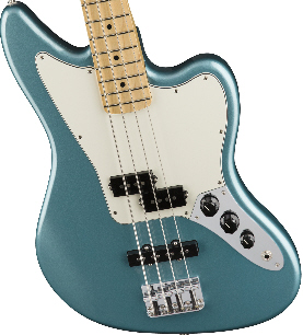 PG 60796 - 43: FENDER PLAYER SERIES JAGUAR BASS, VINTAGE MINT 3-PLY