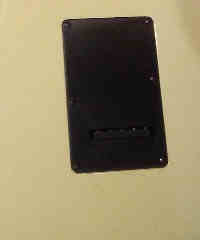 PG 13113 - 36: Ibanez 1983 RS 135 Trem Backplate Matte Black