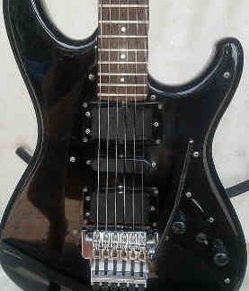 PG 13522 - 70: Ibanez 1986 Roadstar II RG450 FR, Single Ply Black