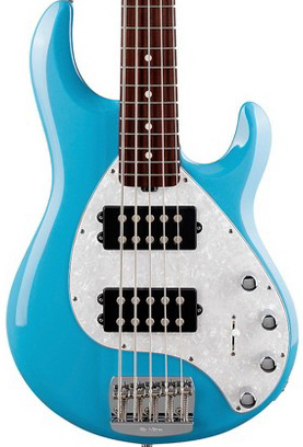 PG 34012 - 100: Music Man 2018 Stingray Special 5 String H H - 5 Bolt Neck, White Pearl