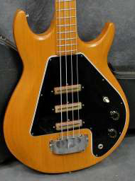 PG 9812 - 122: GIBSON 1970s G 3 BASS, Black/Parchment 5-ply