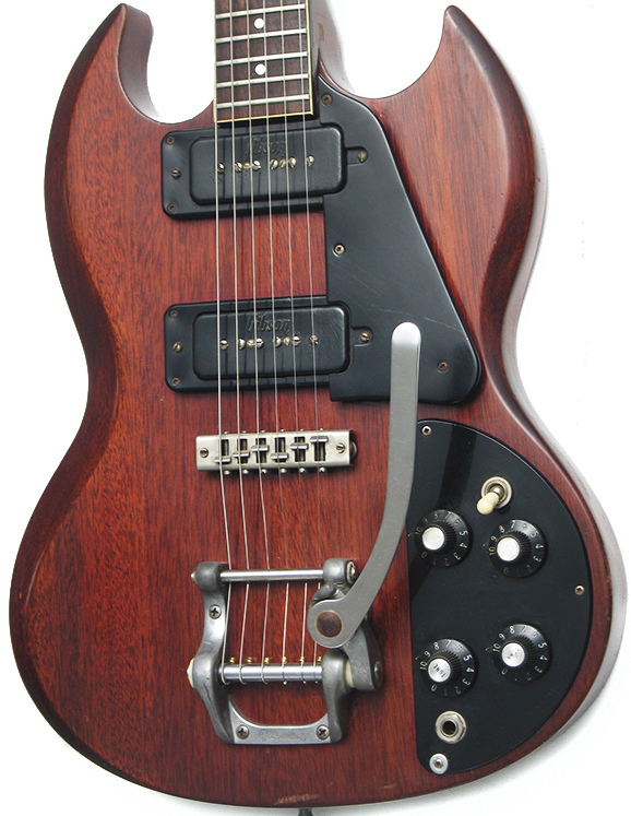 PG 15302 - 70: GIBSON 1971 SG Pro, Single Ply Black